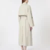 Wide water-repellent twill trench coat, natural Wide water-repellent twill trench coat, natural
