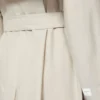Wide water-repellent twill trench coat, natural Wide water-repellent twill trench coat, natural
