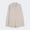 Wool and cashmere cardigan, beige Wool and cashmere cardigan, beige