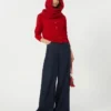 Wool and cashmere cardigan, red Wool and cashmere cardigan, red