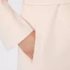 Wool and cashmere coat, pink