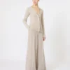 Wool and cashmere jumper, beige