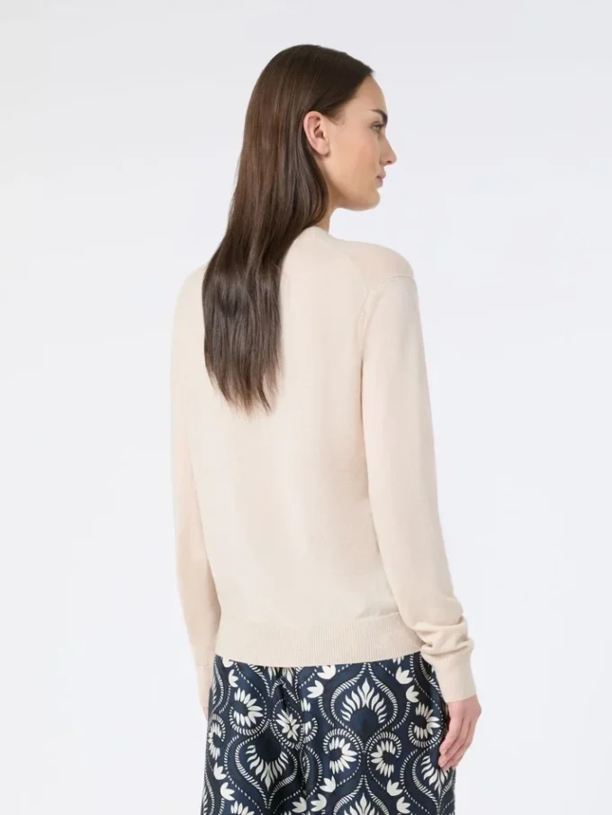 Wool and cashmere sweater, beige