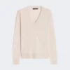 Wool and cashmere sweater, beige