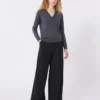 Wool and cashmere sweater, dark grey Wool and cashmere sweater, dark grey