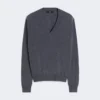 Wool and cashmere sweater, dark grey Wool and cashmere sweater, dark grey