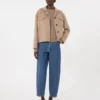 Wool and cashmere sweater with patch detail, camel Wool and cashmere sweater with patch detail, camel