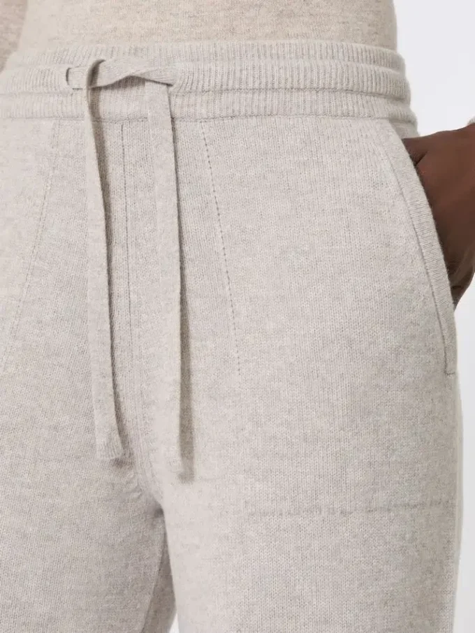 Wool and cashmere trousers, beige
