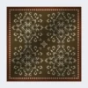 Wool and silk stole, caramel
