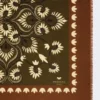 Wool and silk stole, caramel