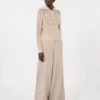 Wool, cashmere and lurex sweater, albino