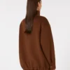 Wool, cashmere and silk coat, chocolate