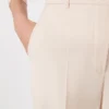 Wool crepe trousers, pink