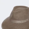 Wool felt hat, beige Wool felt hat, beige