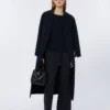 Oversized wool sweater, ultramarine