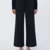 Wool gabardine trousers, ultramarine