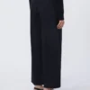 Wool gabardine trousers, ultramarine