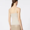 Wool-knit top, powder