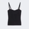 Wool-knit top, ultramarine