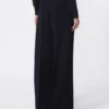 Wool piqua trousers, ultramarine