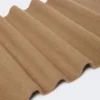 Wool scarf with embroidery, brown