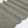 Wool scarf with embroidery, medium grey