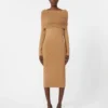 Wool yarn dress, skin dore