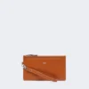 Wrist-strap leather pouch, rust Wrist-strap leather pouch, rust