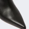 Zip-up leather ankle boots, black Zip-up leather ankle boots, black